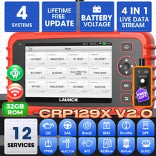 2025 Launch CRP129X V2.0 OBD2 Car Scanner Engine ABS SRS SAS TPMS EPB Diagnostic