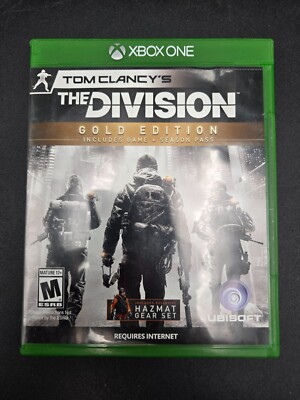 Tom Clancys The Division Gold Edition Microsoft Xbox One Video Game Ubisoft