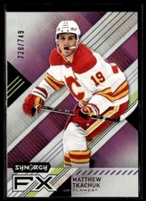 2021-22 Upper Deck Synergy FX Matthew Tkachuk 728/749 Calgary Flames #FX-MT