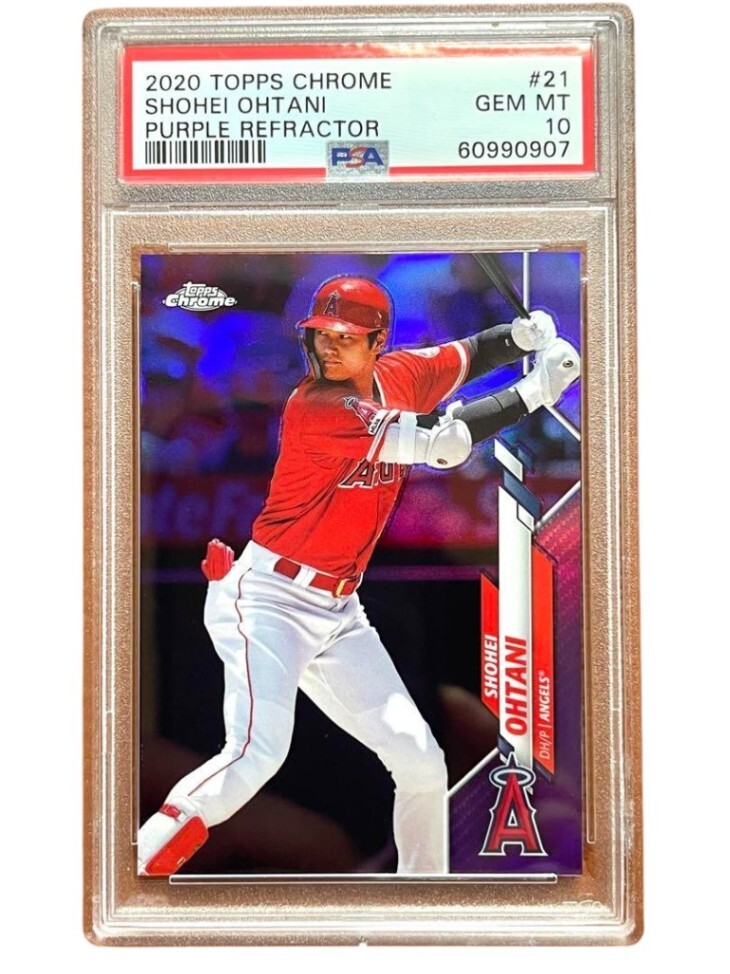 Shohei Ohtani 2020 Topps Purple Refractor PSA 10 Limited to Shohei Ohtani 2020 Topps Purple Refractor PSA 10 Limited to