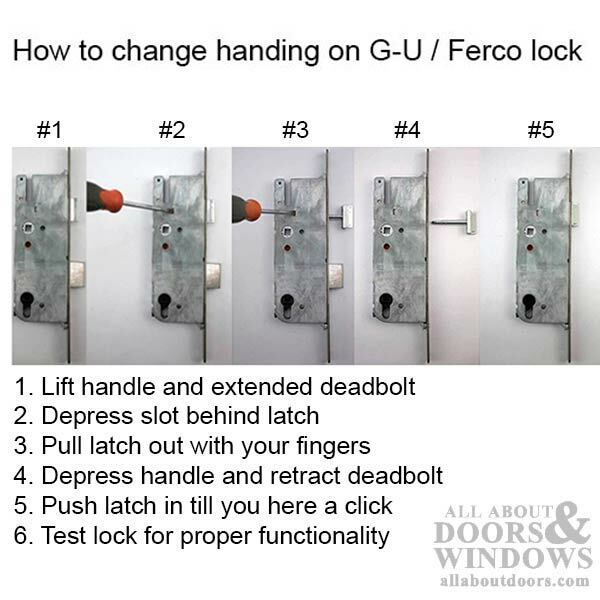 G-U UNICORN 45/92 SINGLE POINT MORTISE LOCK (Single Point
