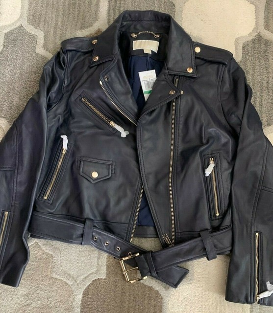 michael kors jacket womens blue