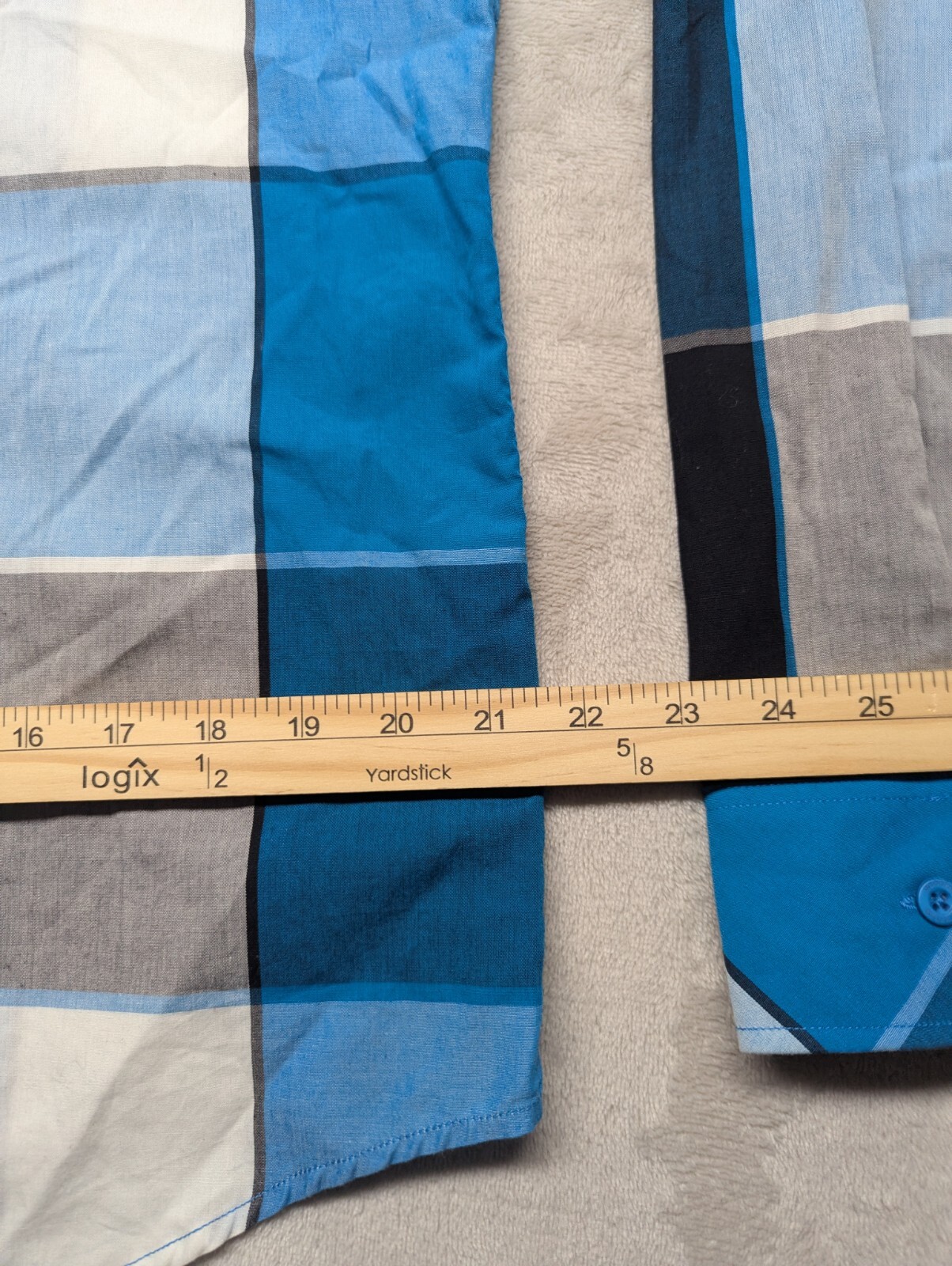 Gotcha Plaid Flannel Button Down Long Sleeve Hood… - image 10