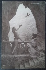 Old postcard A l'absent de A Noyer