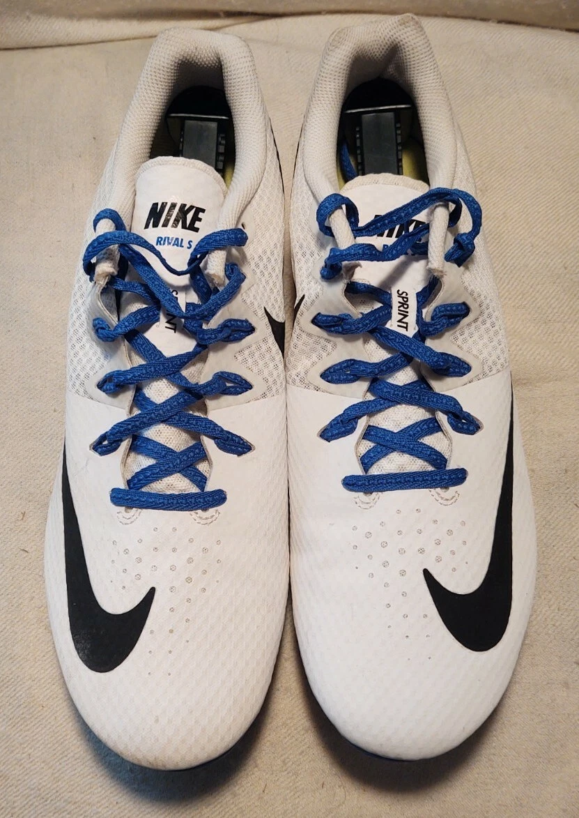 Nike Racing Sprint Rival S 806554 100 Men s Track Shoes White Size 13