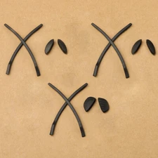 Replacement Rubber Kit Ear Socks Nose Pads for Oakley Plazma OO9019 Sunglasses