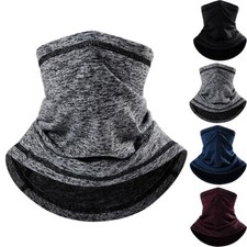Winter Neck Warmer Ski Face Mask Balaclava Windproof Face Scarf with Drawstring