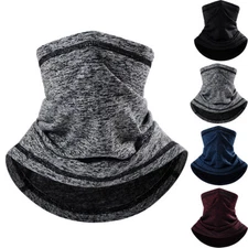 Winter Neck Warmer Ski Face Mask Balaclava Windproof Face Scarf with Drawstring