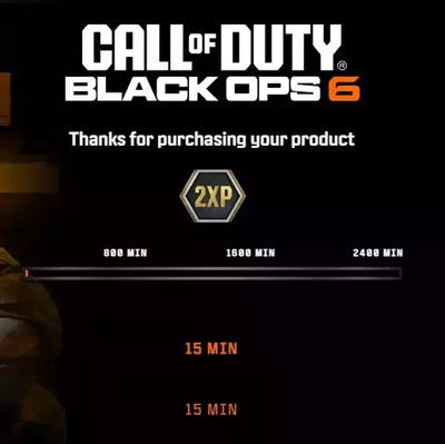 CoD BO6 15 mins Rank/ WEAPON2XP/Double XP Token FAST DELIVERY