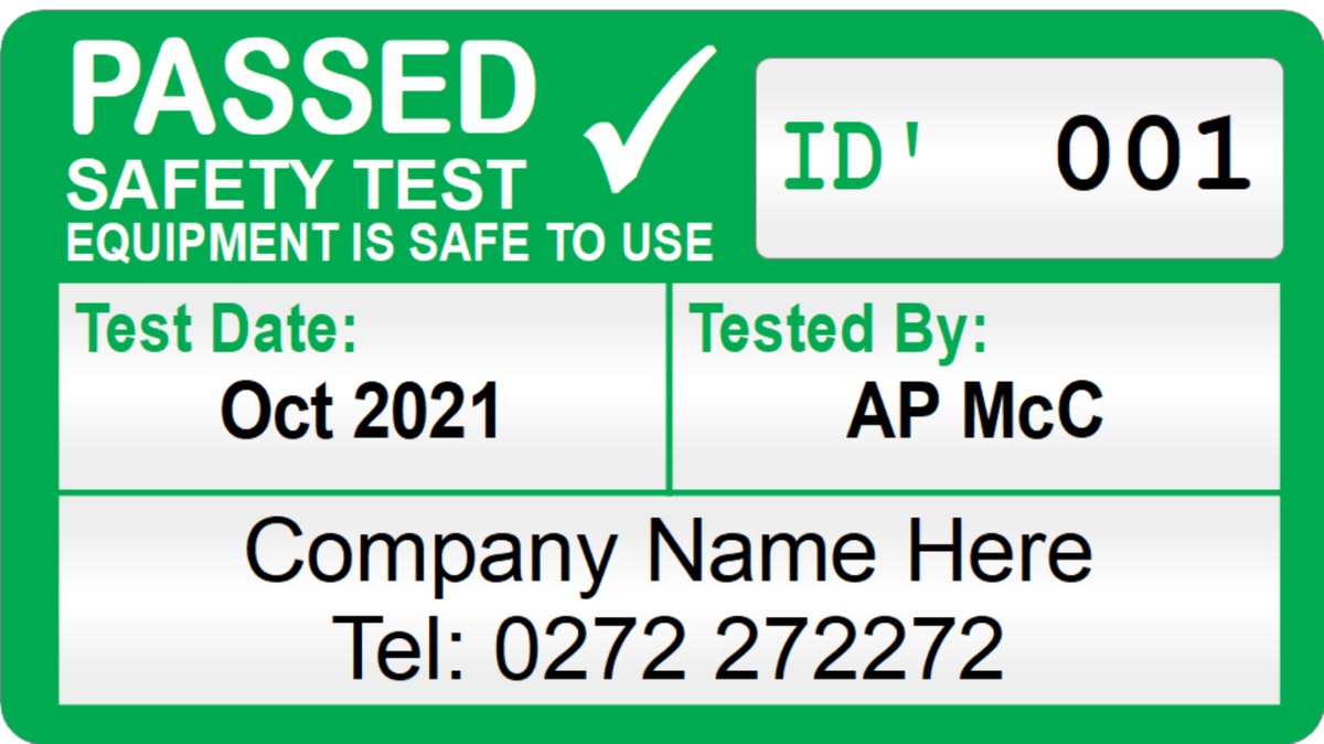 4th Edition Plug Top PAT Testing Labels | PAT Labels Online