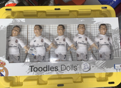 Real Madrid Cristiano Ronaldo Doll Great Collection!! RARE HTF PACK BOX 