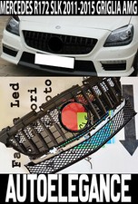 Gitter Vorne Mercedes R172 SLK 2011-2015 Verkleidung Profile Schwarze Nest Waben
