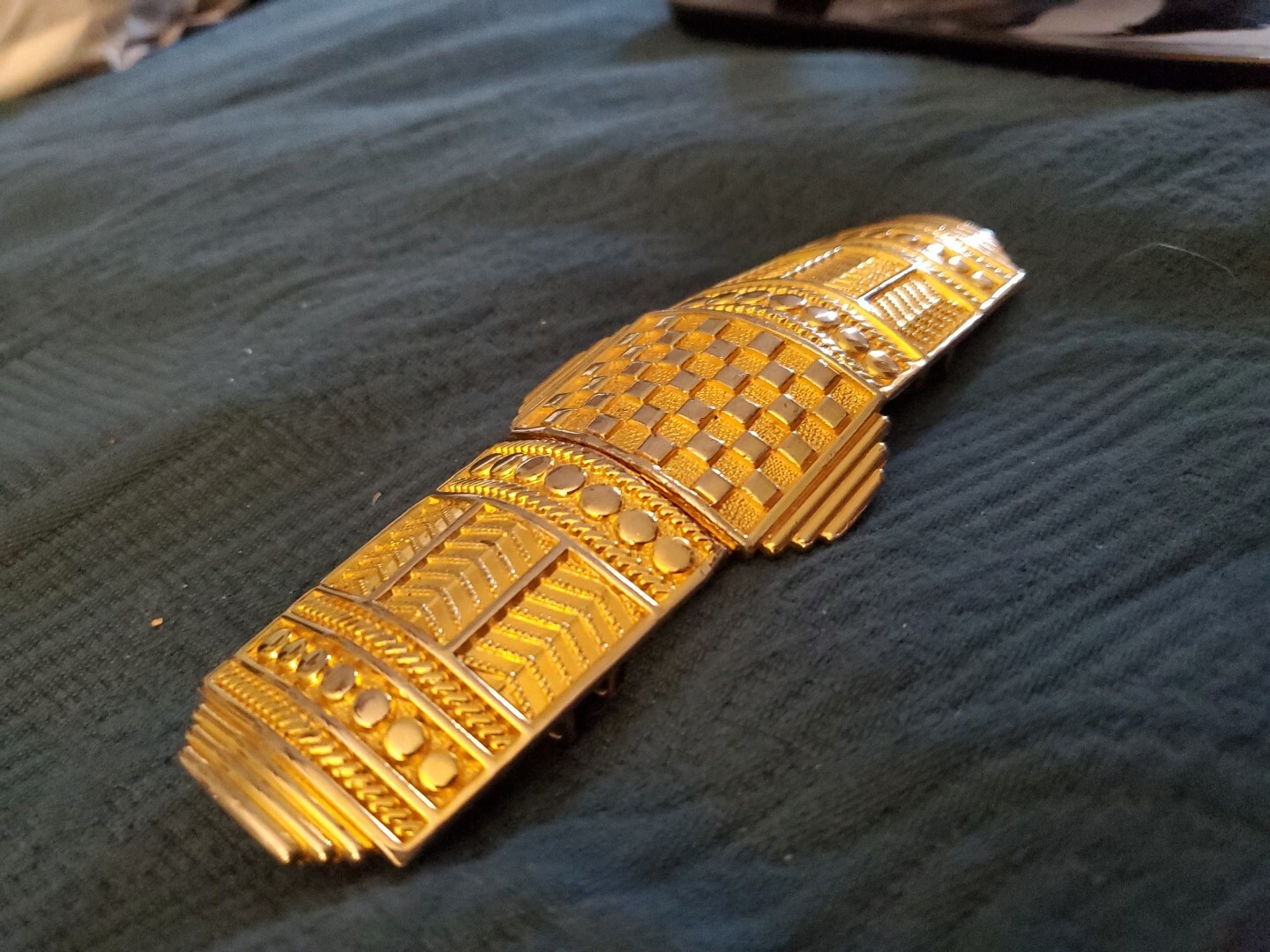 Dotty Smith Vintage Double Interlocking 2 Piece B… - image 3