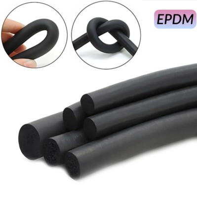 Rundschnur von 5mm - 20mm EPDM Moosgummi Fugenschnur Rundschnüre Dichtung Gummi