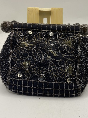FABULOUS VINTAGE/ANTIQUE MICRO BEADED PURSE (11) - Picture 2 of 10