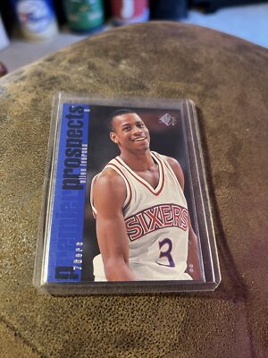 96-97 Upper Deck SP Allen Iverson Premier Prospects Rookie Card