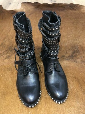 designer combat boots