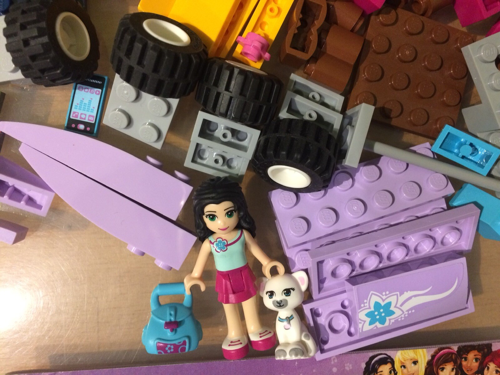 Lego Friends 41013 Emma’s Sports Car Complete Set With Instructions (Be