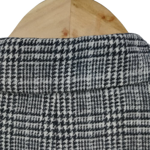 Vintage Pendleton Plaid Houndstooth Wool Blazer Jacket Size 10 Petite Black - Picture 6 of 16