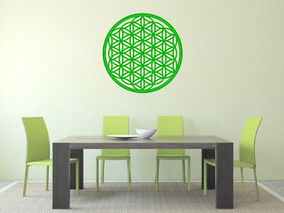Wandtattoo - Mandala - Sonnenkreis - Blume des Lebens - Farb- und Größenwahl