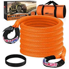 Nilight 7/8in x 20ft Kinetic Recovery Rope 28,600LBS