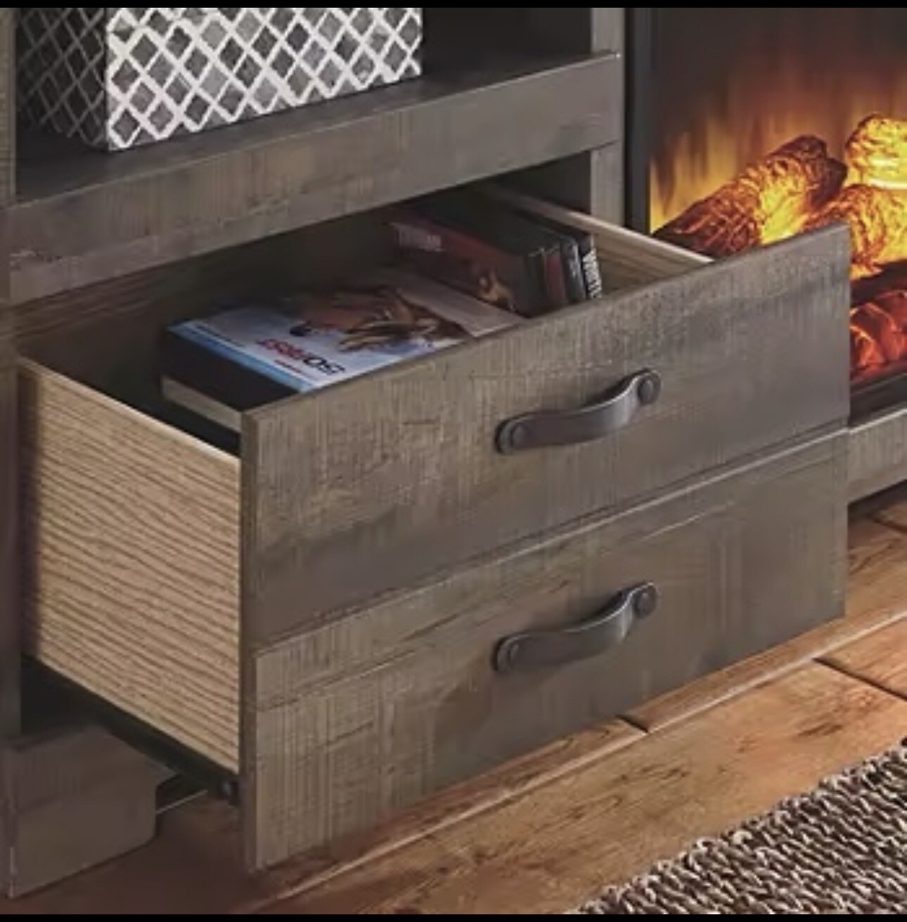 Moving Sale! &ldquo;Make Me An Offer&rdquo; Trinell TV Stand, designed by Ashley&rsquo;s Furniture