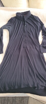 GINA BENOT Kleid Gr. M  Schwarz VISKOSA perfekt für Lederleggings TOP