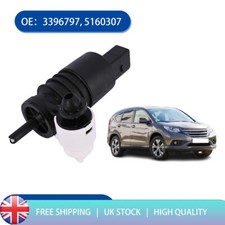 NEW FRONT + REAR WINDSCREEN WASHER PUMP FOR HONDA CR-V (RM)2012 - 2018