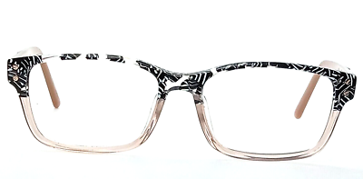 L.A.M.B. LAUF 089 B:39 BLACK WHITE BLUSH EYEGLASSES  display picture 1