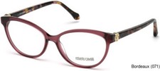Roberto Cavalli Marliana RC5072 071 Bordeaux Eyeglasses Frame 54-15-140 Cat Eye