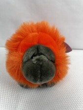1994 Vintage Puffins Limited Edition Orange Gorilla Plush by Swibco NWT