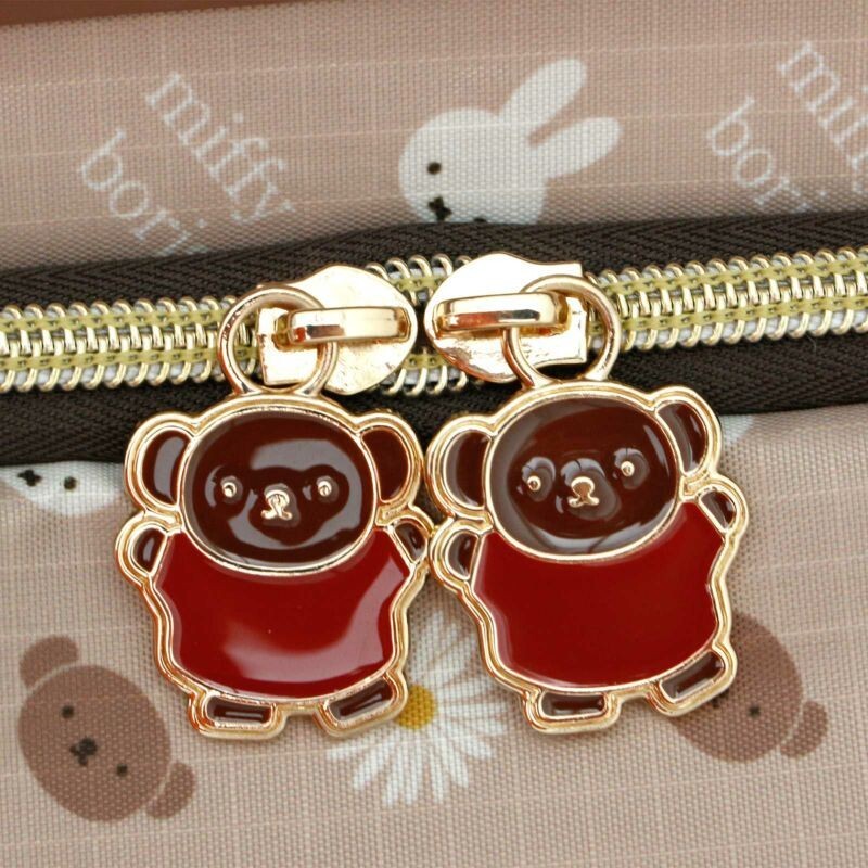 Miffy Suitcase S size zipper type Boris Face Brown Siffler Japan