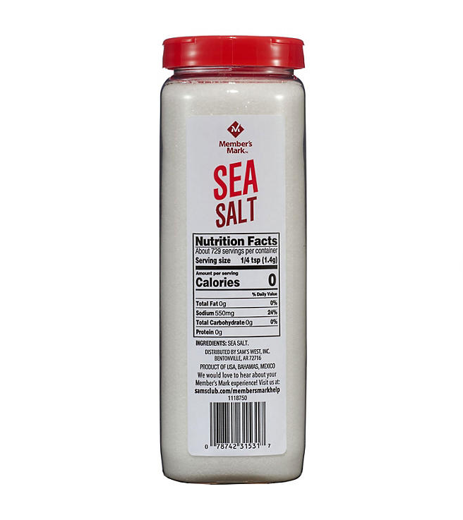 Member's Mark Sea Salt (36 oz.) eBay