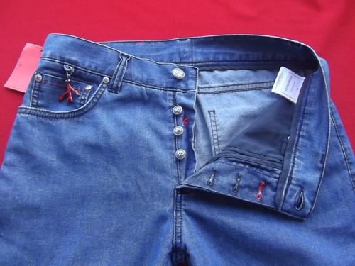 NUOVI CON ETICHETTE - ISAIA NAPOLI - JEANS 5 TASCHE - 48 R - PESO ESTIVO - MADE IN ITALY - $600 - Foto 8 di 12