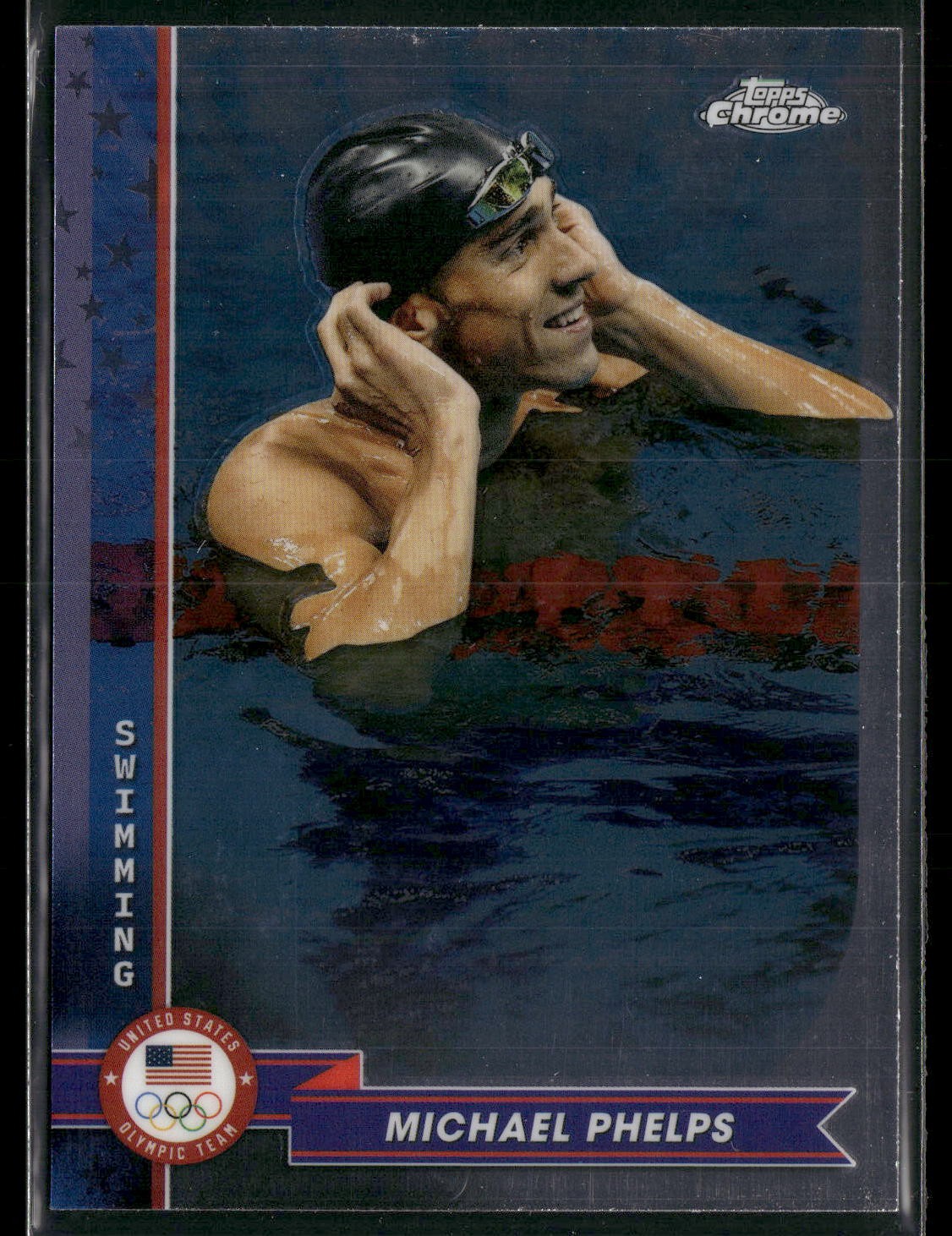 Michael Phelps USA 2024 Topps Chrome U.S. Olympics & Paralympic Hopefuls #100