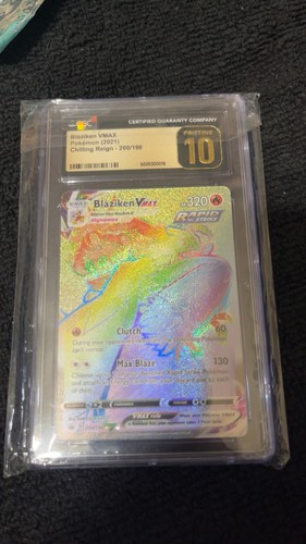 Blaziken VMAX (Secret) 200/198 Swsh06: Sword & Shield - Chilling Reign Holo