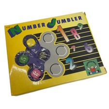 1992 Discovery Toys Number Jumbler 4140 Math Learning Toy With Box