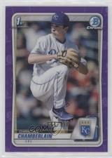 2020 Bowman Draft Chrome Purple Refractor /250 Christian Chamberlain #BD-84 06l5