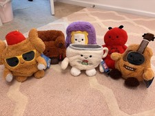 Bum Bumz Friends TV Show Themed Collectible Plush Set Original NWT