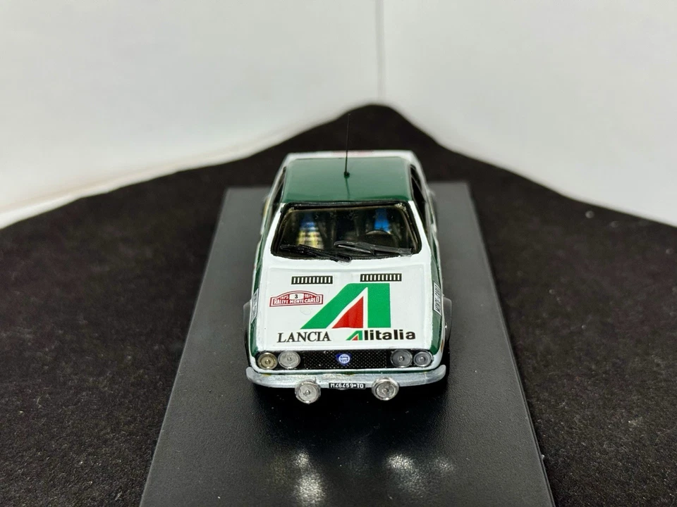 LANCIA BETA COUPÈ ALITALIA #3 BALLESTRIERI- SODANO RALLYE MONTECARLO 1975 1:43 - Immagine 3 di 4