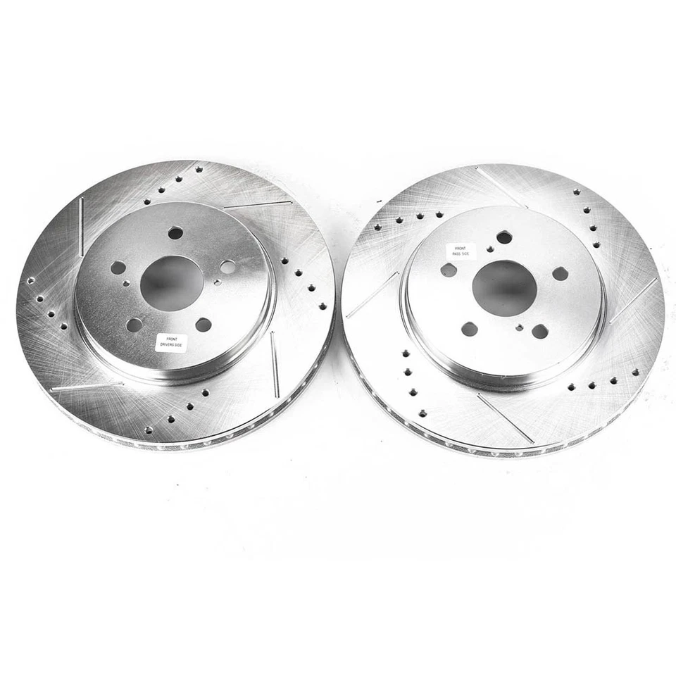 For Lexus RX330 RX400h RX350 PowerStop Front Brake Disc Rotor GAP - Image 2 of 3