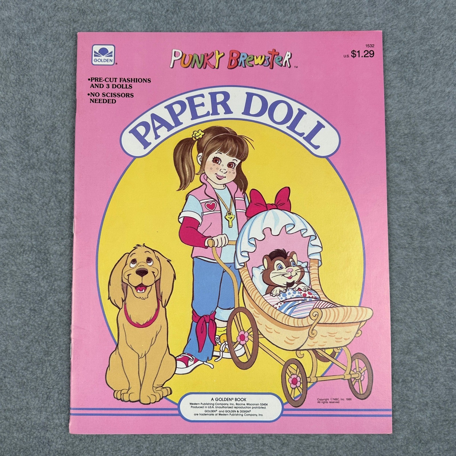 Golden Paper Doll GirlsPunky Brewster Vintage 1986 Pre-Cut Fashions Uncut