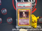 1999 Pokémon Base Set Mewtwo #10/102 Unlimited Holo Rare PSA 9