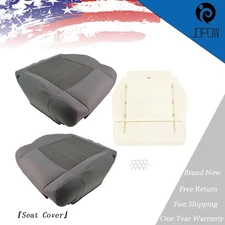 For Jeep Wrangler 2007-2012 Driver Foam & Driver+Passenger Bottom Seat Covers