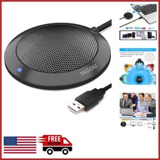 Omnidirectional USB Microphone for Online Meetings, Zoom, Skype, Recording