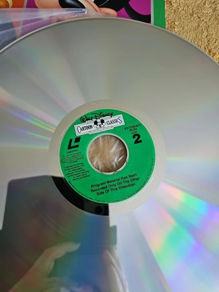 Walt Disney Cartoon Classics: Here's Donald & Here's Goofy 1988 Laserdisc LD - Image 4 of 4