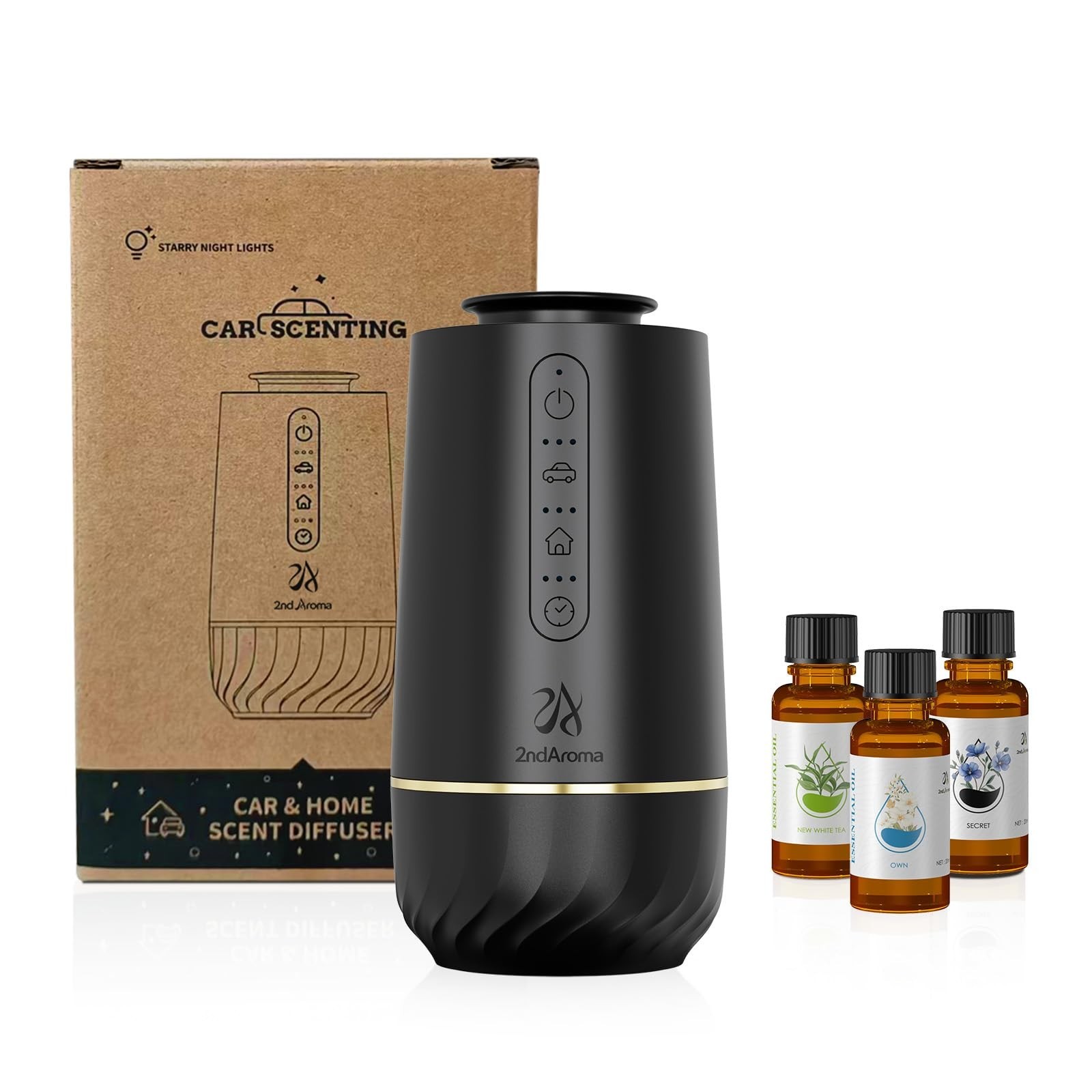 Diffuser, Portable Car Diffusers For Essential Oils, Wireles