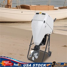 Heavy Duty Outboard Boat Motor Stand Carrier Cart Dolly Trolley Transport Stand