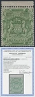 RHODESIA BSA Co 1892 Arms £5. SG 12 cat £1600. GENUINE UNUSED + CERTIFICATE !