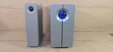 Lot of 2 LaCie External Hard Drives 1TB Single Bay + LaCie Dual Bay 2TB/s-READ!